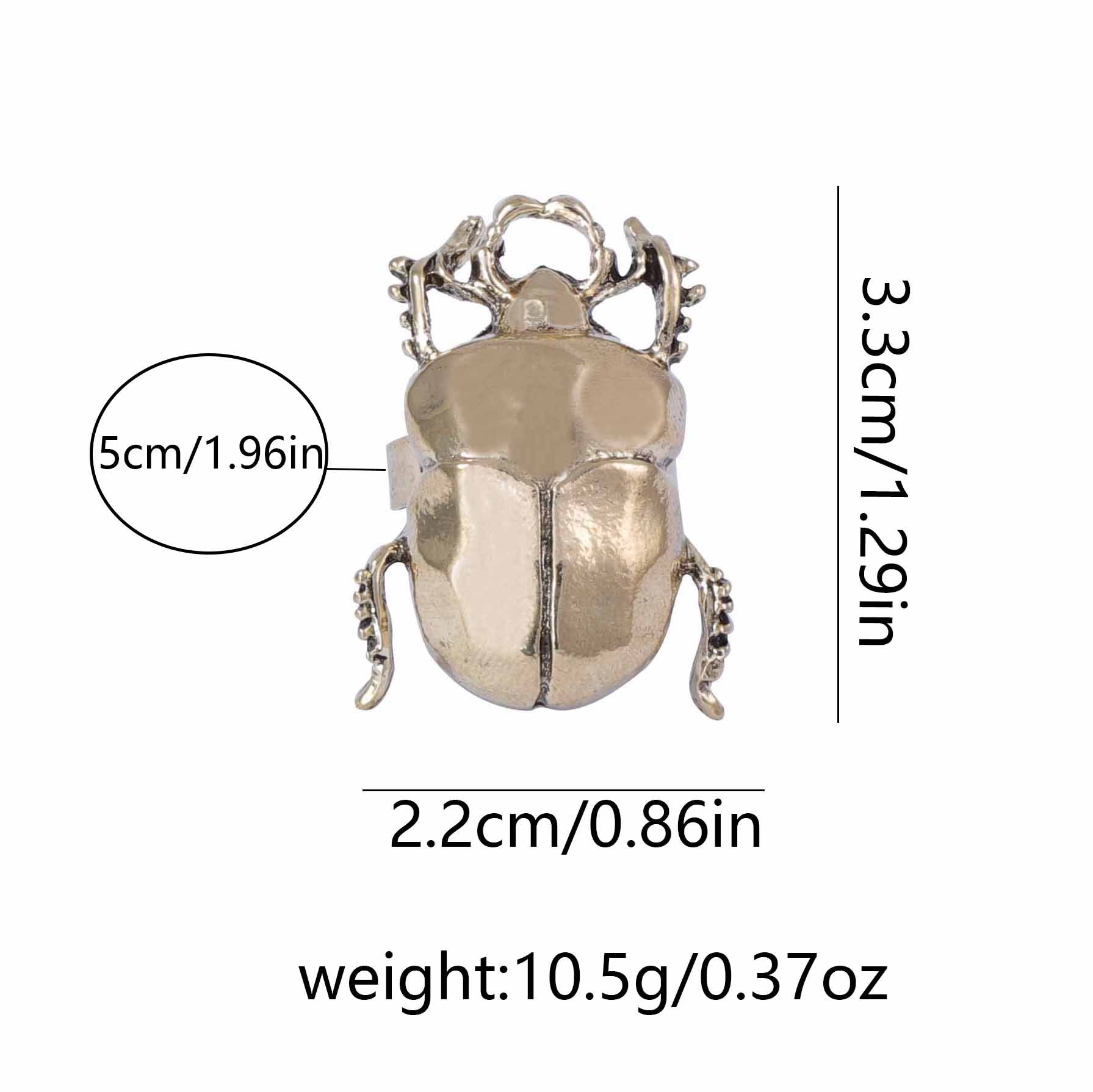 Quirky Ladybug Insect Ring