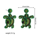 Boho Colorful Bead Summer Earring Marine Earrings