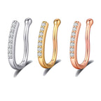 18K Gold Bunny No Piercing Nose Cuff Fake Nose Ring