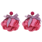 Chunky Flower Bloom Petal Earrings