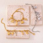 Y2K Lipstick Bag Key Charm Bracelet