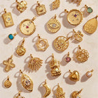 Ganesha Elephant Lotus Pendant Spiritual Necklace