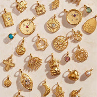 Ganesha Elephant Lotus Pendant Spiritual Necklace