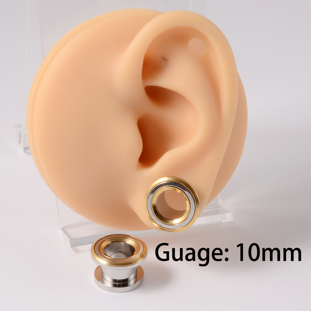 Skull Snake Stainless Steel Tunnel Plug Set 6mm to 25mm