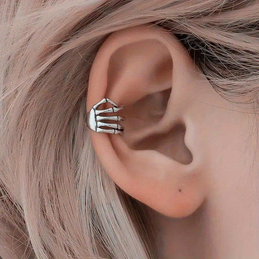 Punk Skull Hand Spine Ear Clip For Non-pierced | TL1313