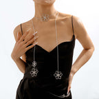 Blooming Flower Wrap Around Necklace