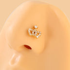 20G Hypoallergenic Leaf Nose Studs