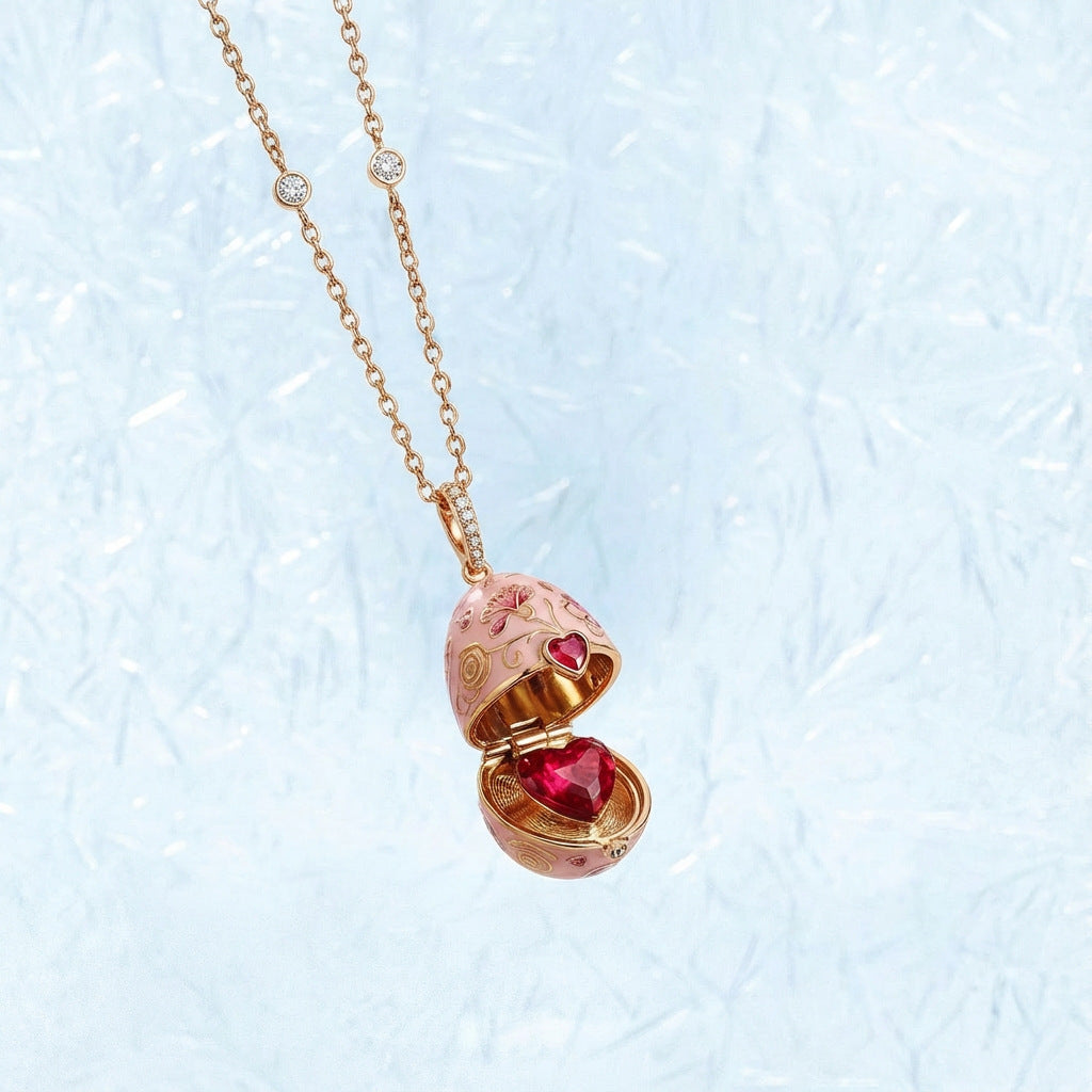 Hidden Treasure Surprise Egg Necklace