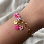 Braided Fruit Charm Half Chain BFF Bracelet