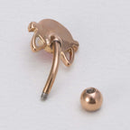 Kawaii Hello Kitty Belly Ring