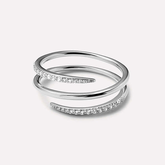 Minimal Triple Claw Ring