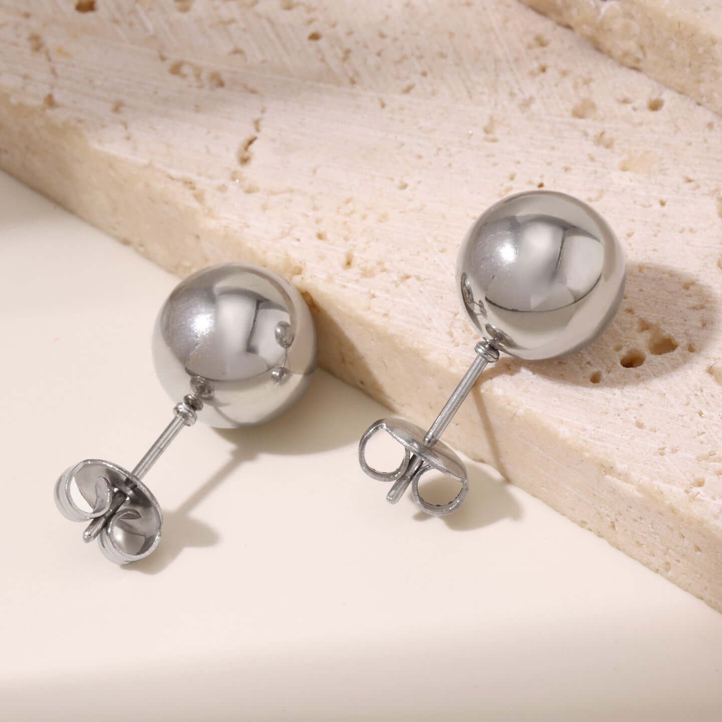 Two Way Bead Stud Earrings