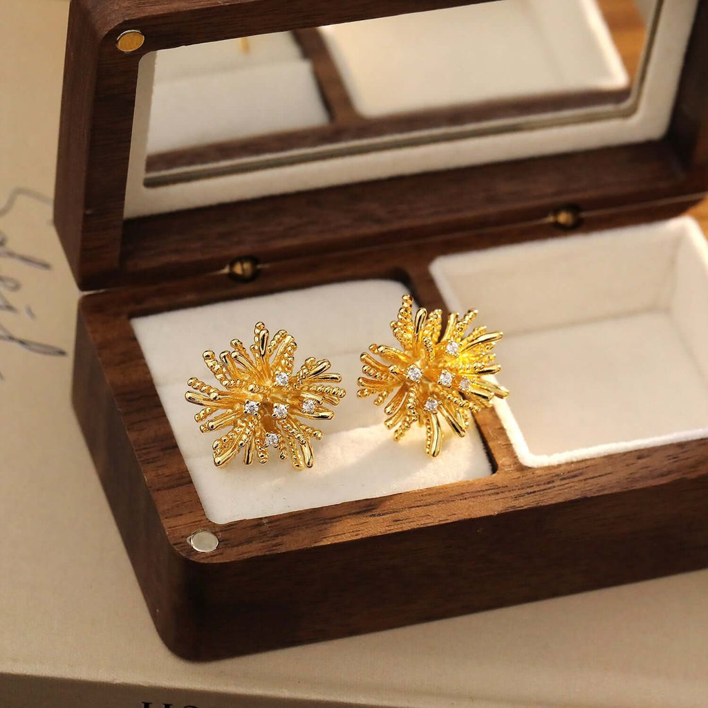 Starburst Fireworks Stud Earrings