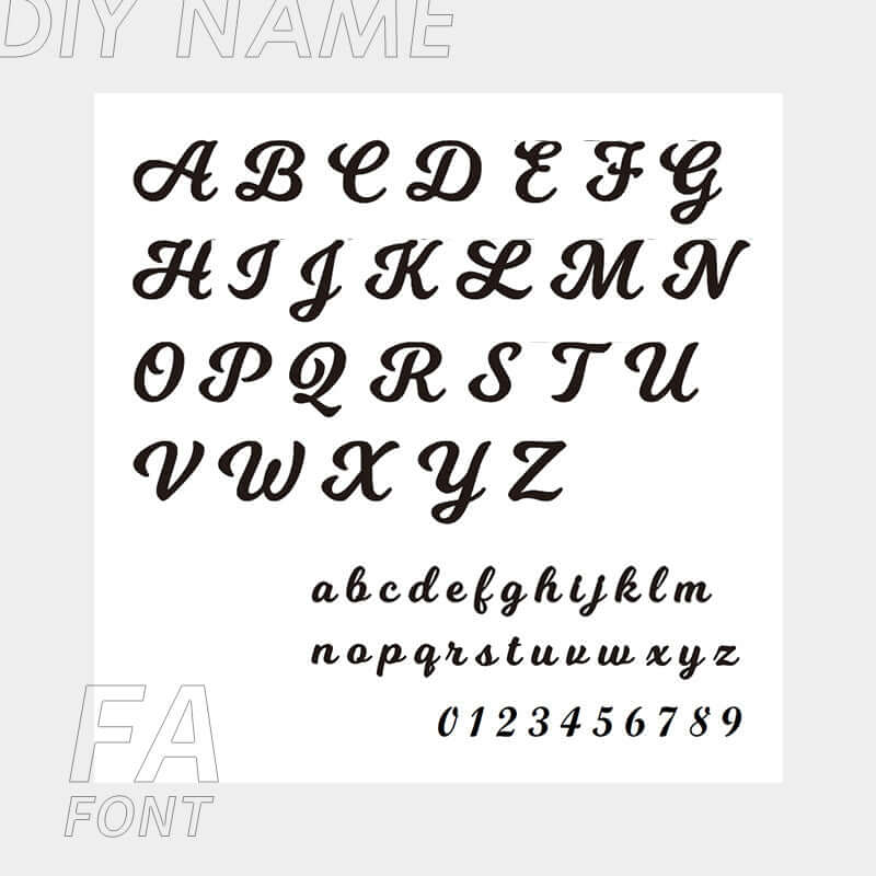 14K Gold Plated Custom Name Anklets Chain | CXT22