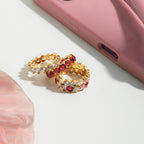 Colorful Dainty Zircon Index Ring