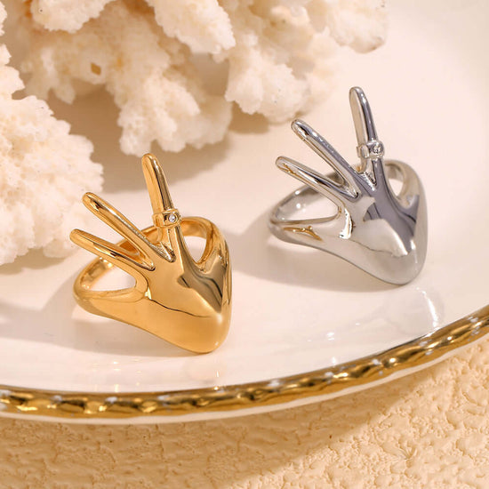 Creative Hand Ring | R5045