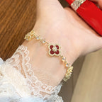 Four Leaf Clover Cleef Bracelet