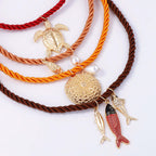 Marine Life Beach Style Layering Necklace