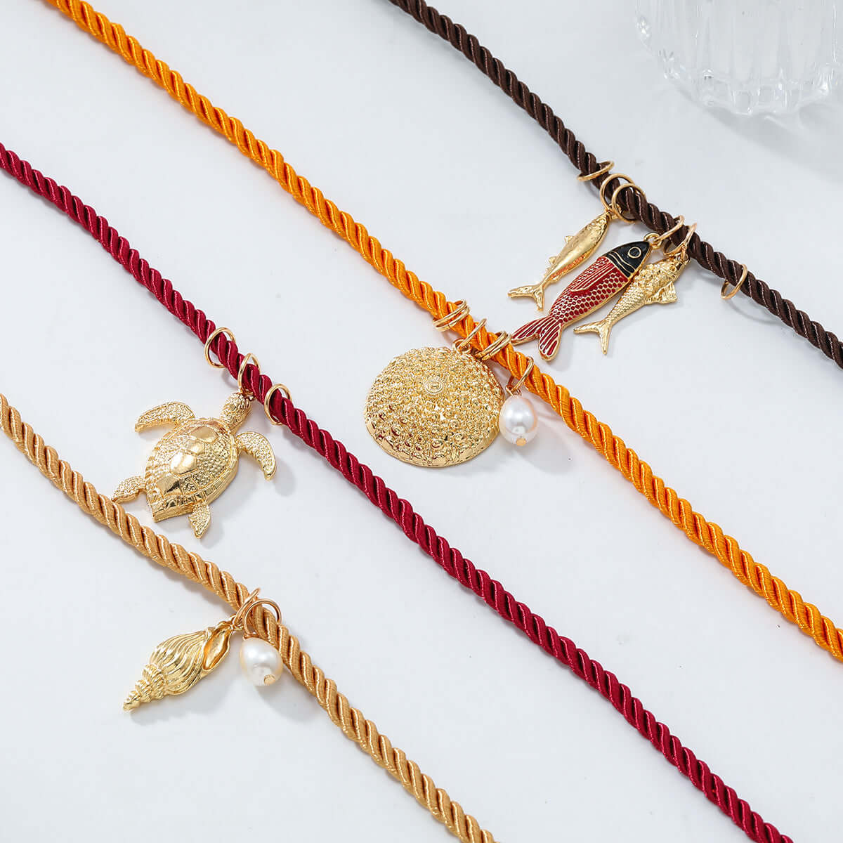 Marine Life Beach Style Layering Necklace