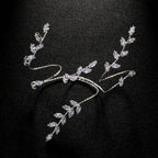 Marquise Leaf Hand Cuff Ring Bracelet