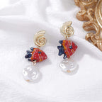 Summer Vacation Starfish Drop Earrings