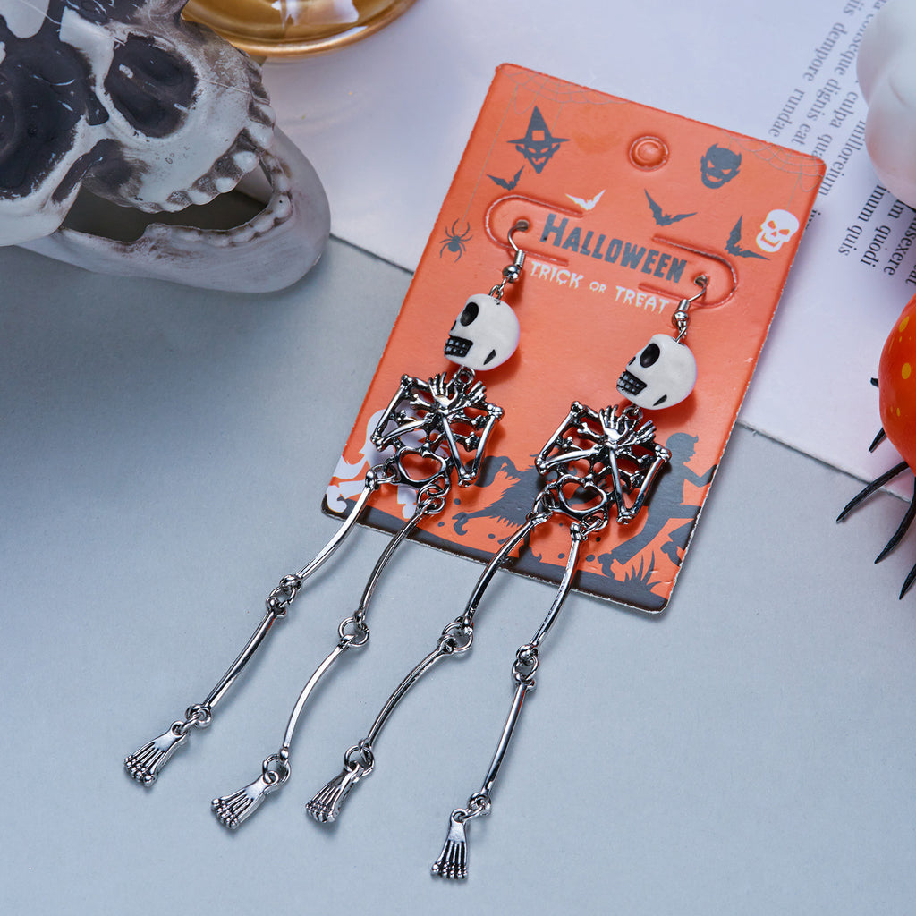 Golden Bones Skeleton Hand Chain Bracelet