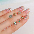 20G Snowdrop Cartilage Helix Stud Earrings | EGD0039