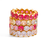 Colorful Dainty Zircon Index Ring