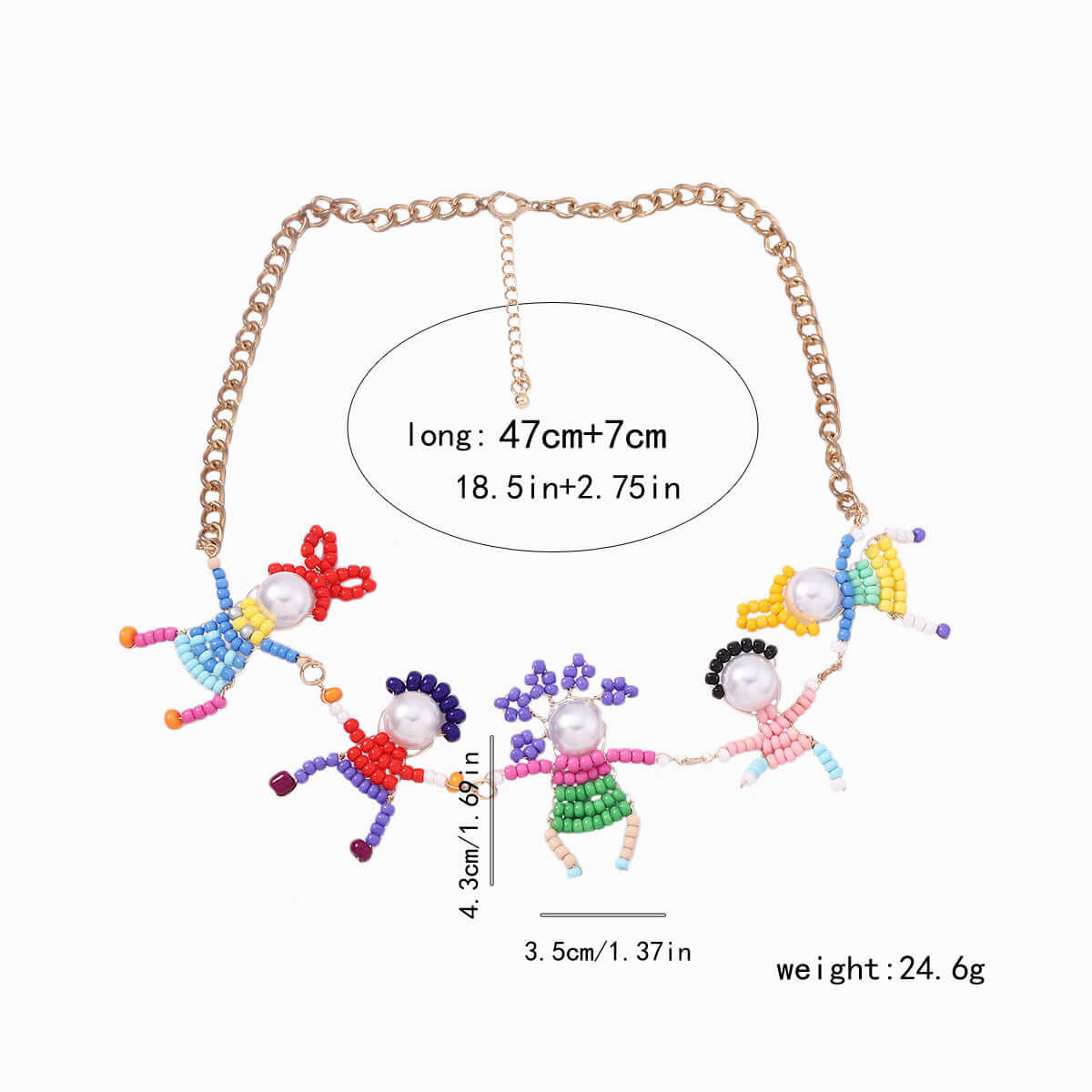 Toddles Seed Bead Holiday Choker