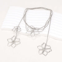 Blooming Flower Wrap Around Necklace