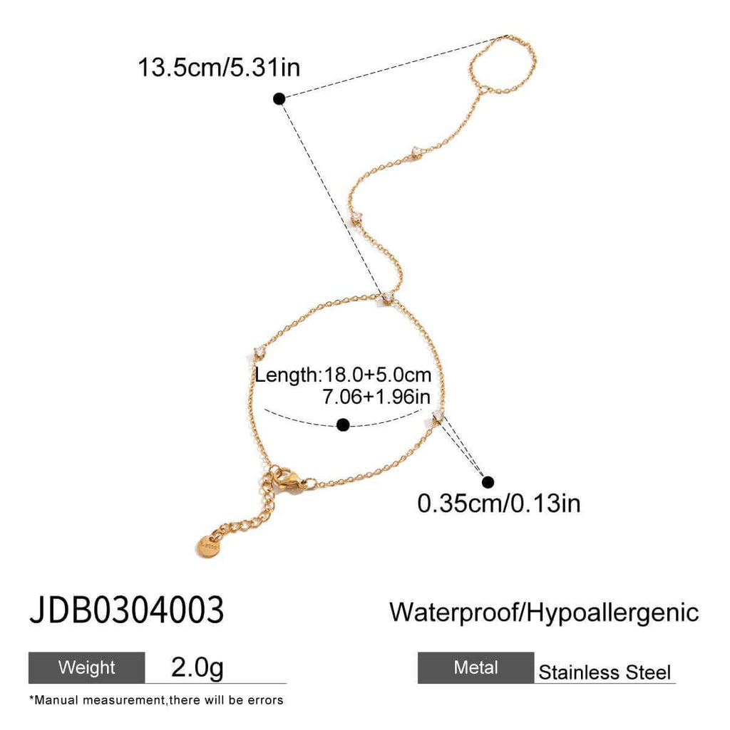 Y2K Two Tone Cat Split Index Ring