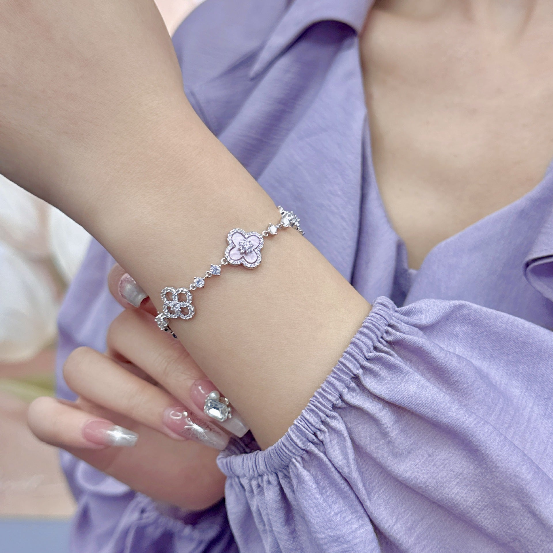 Four Leaf Clover Cleef Bracelet