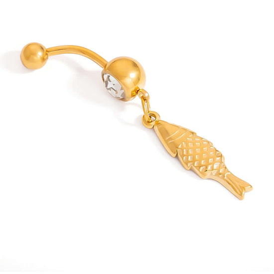 Shell Starfish Animal Dangle Belly Ring