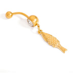 Shell Starfish Animal Dangle Belly Ring