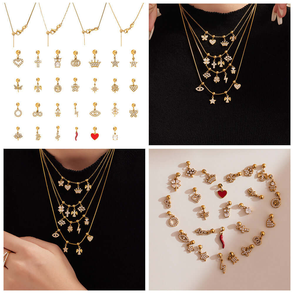 CreatIve Tree of Life Bear Paw Charm Necklace