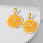 Acrylic Kiwi Fruits Earrings