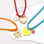 Multi Strand Sun Love Holiday Necklace
