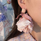 Chunky Flower Bloom Petal Earrings