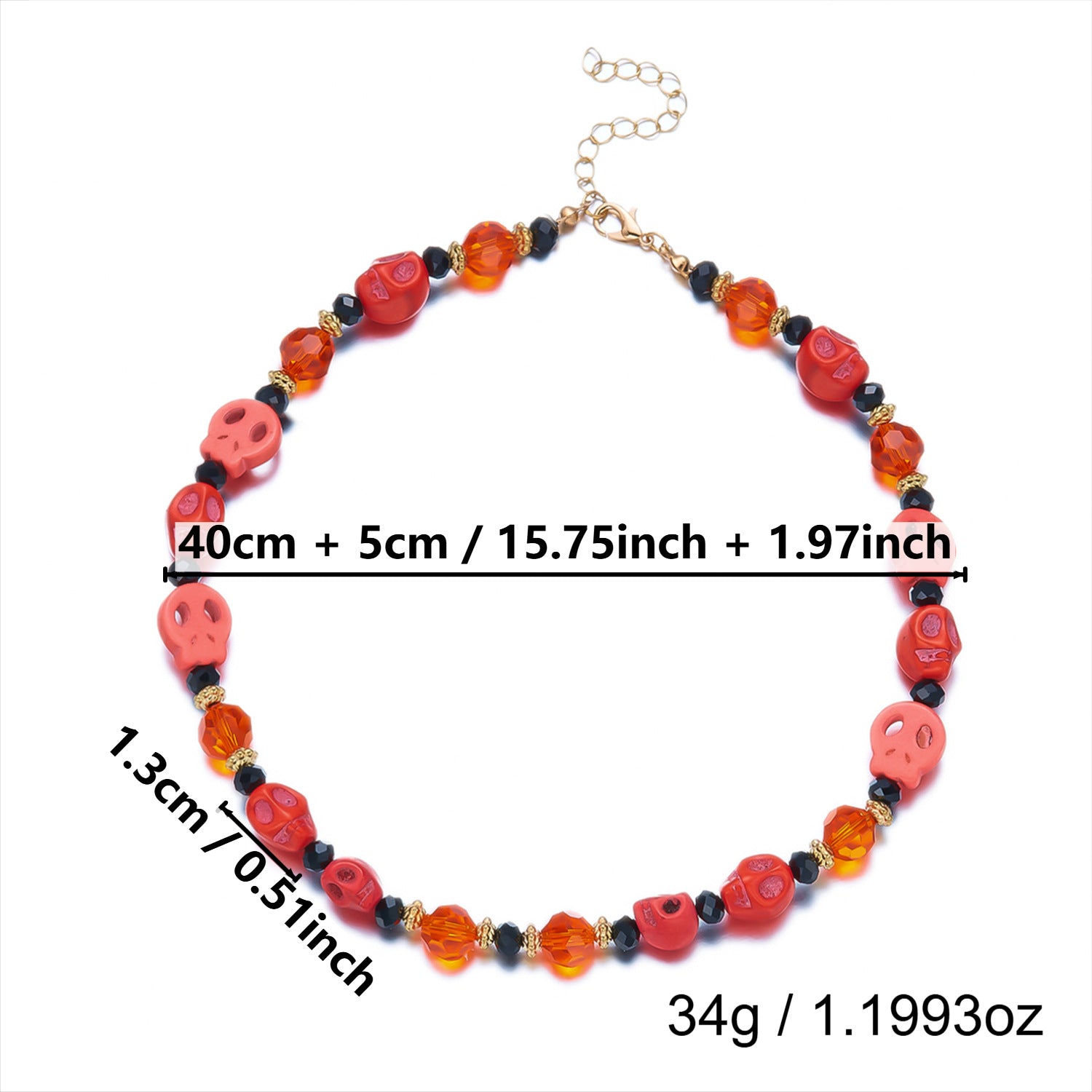 Trick or Treat Halloween Charm Necklace