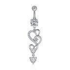 belly rings, belly piercing, belly button piercing, belly button rings, silver belly ring, heart belly ring