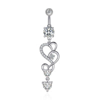 belly rings, belly piercing, belly button piercing, belly button rings, silver belly ring, heart belly ring