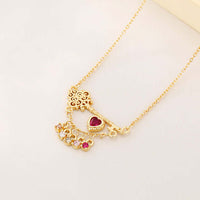 Edwardian Key to Your Heart Necklace with Charm