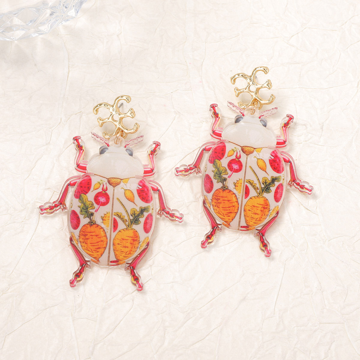 Quirky Acrylic Insect Earrings