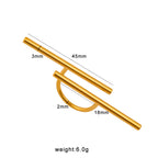 Versatile Irregular Geometry Titanium Ring