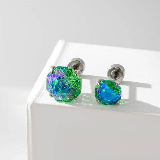 Aurora Rose-Cut CZ Flat Back Tragus Stud