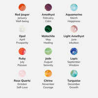 Teardrop Birthstone Pendant Necklace