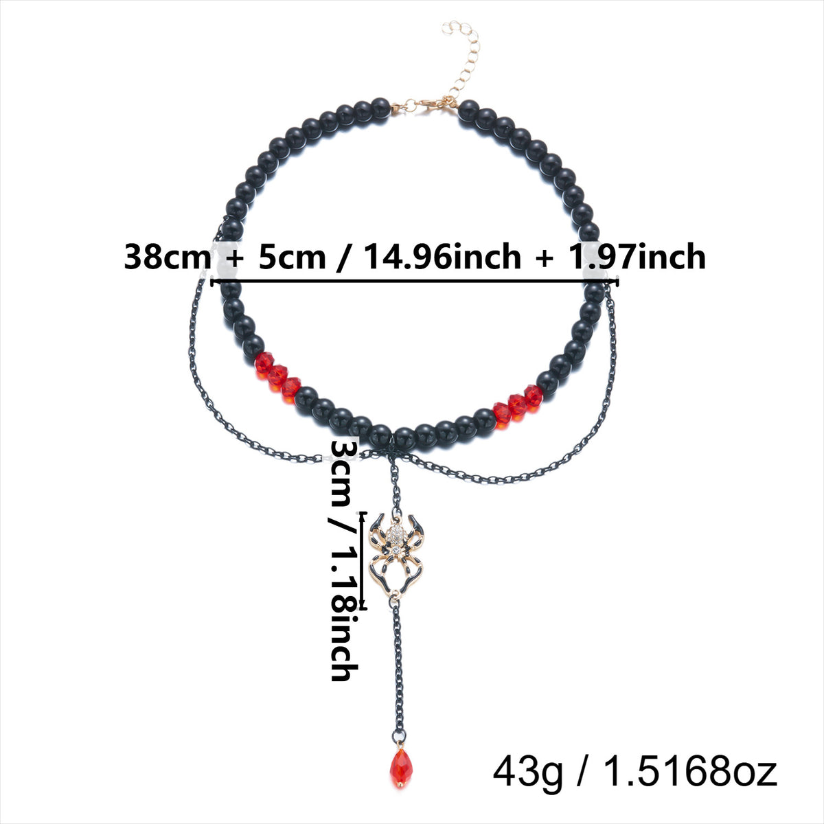 Trick or Treat Halloween Charm Necklace