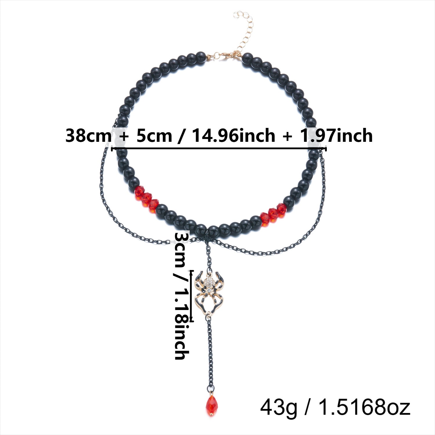Trick or Treat Halloween Charm Necklace