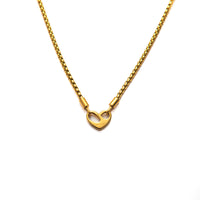 Stainless Steel Heart Necklace Valentine Necklace
