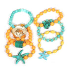 Chunky Flower Starfish Vacation Bracelet